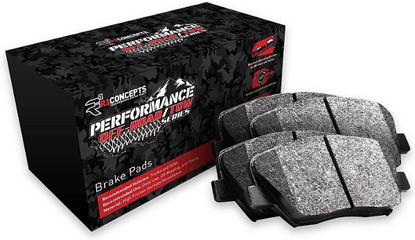 R1 Concepts Performance Off-Road/Tow Brake Pads 2400-2439-00 Traseiro