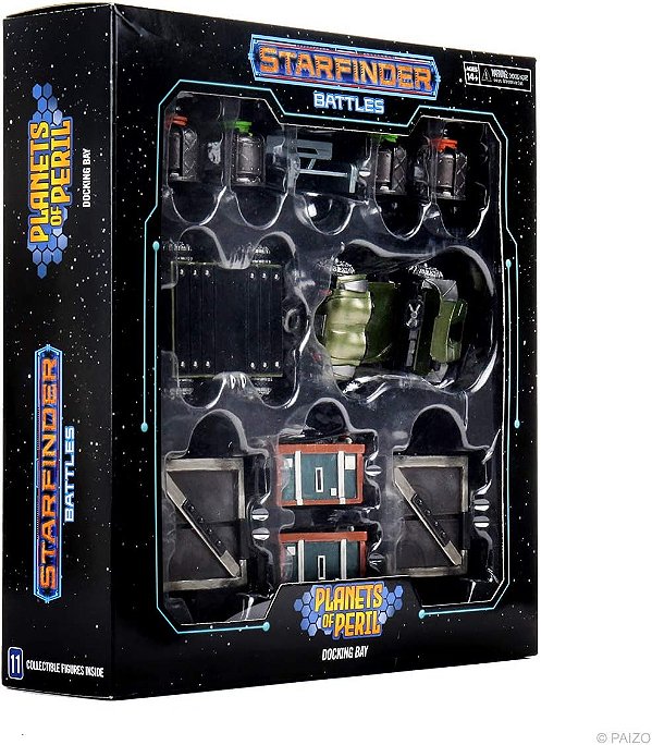 Batalhas de Starfinder: Conjunto Premium da Baía de Atracação de Planetas Perigosos