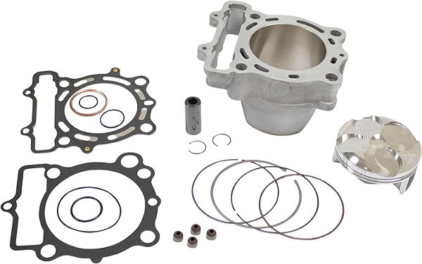 Kit de cilindro de volume padrão de alta compressão Cylinder Works CW30016K01HC Compatível/Substituição Para Kawasaki KX 250 F 2020 14.9:1 Taxa de Compressão, Diâmetro do Cilindro de