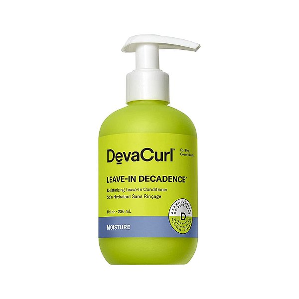 DevaCurl Leave-In Decadence® Condicionador Leave-In Hidratante, Oásis Verde, 8 fl. oz.
