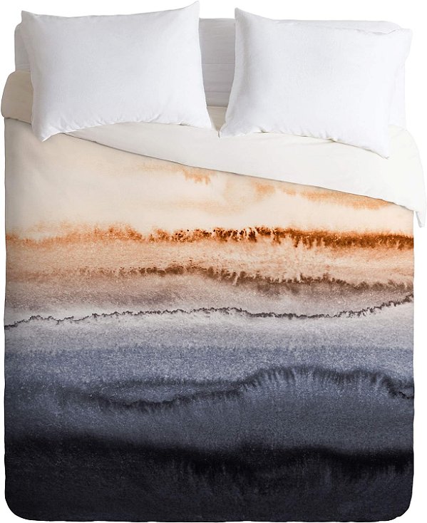 Society6 Monika Strigel Dentro das Marés Nordic Sun Jogo de Capa de Edredom e 2 Almofadas Full/Queen, Multicolorido