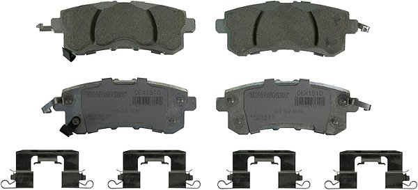 Pastilha de freio de disco premium cerâmica Wagner Brake OEX OEX1510