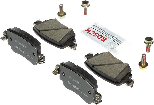 BOSCH BC1779 QuietCast Premium Conjunto de Pastilhas de Freio a Disco Cerâmicas - Compatível com Audi Q3, Q3 Quattro; Volkswagen Golf, Golf Alltrack, Golf SportWagen, GTI, Passat; TRASEIRO