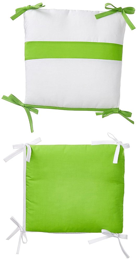 Conjunto de Almofada para Cadeira de Balanço Infantil Baby Doll Bedding para Criança/Bebê, Verde Maçã