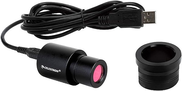 Imagem do microscópio digital Celestron 2MP, Capture suas Descobertas, (44423)