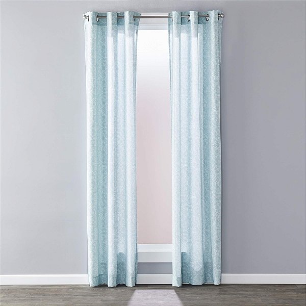 SKL Home by Saturday Knight Ltd. SUNSAFE Par de painéis de medalhão Salvatore, Spa, 84 polegadas x 40 polegadas, pacote com 2 unidades