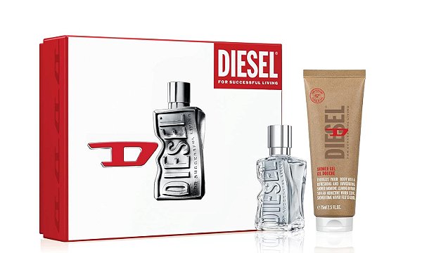 D by Diesel Recarregável Eau de Toilette Spray para Todos – Homens e Mulheres – Extrato de Gengibre, Acordo de Algodão Denim, Extrato de Baunilha Bourbon, Coração de Lavanda