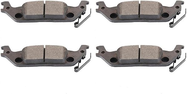 Pastilhas de freio traseiras de cerâmica SCITOO D1012 ajuste para Ford F-150 2004-2011, para Lincoln Mark LT 2006-2008.