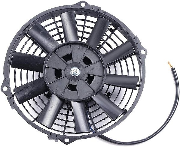 Kit de Montagem do Ventilador de Refrigeração do Radiador SCITOO 8 polegadas Empurrar Puxar Slim Elétrico Universal de Plástico Preto