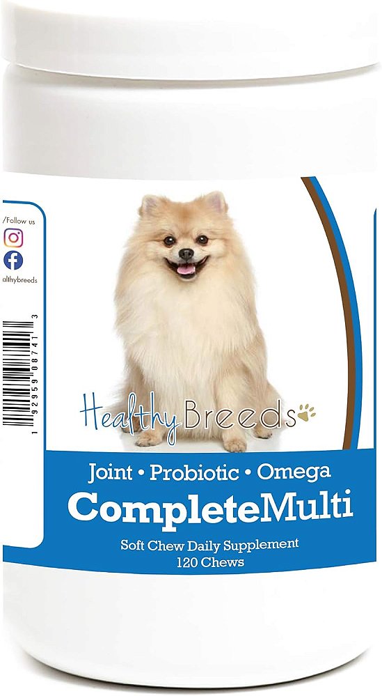 Suplemento Multivitamínico Mastigável All in One para Pomerânia - 120 unidades