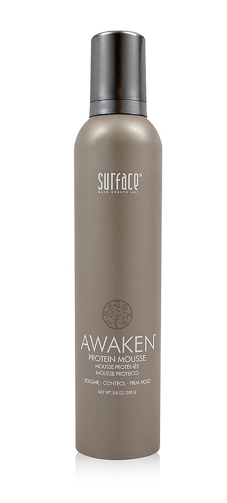 Mousse para cabelo Surface Hair Awaken: Color Safe, Volume, Firmeza, para engrossar o cabelo, livre de sulfatos e parabenos, 8.8 oz.
