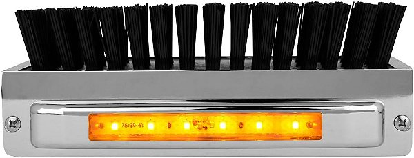 GG Grand General Caddies para Botas de Cromo de Alumínio 7-1/2 (L) x 2-5/8 (A) x 3 (P), escova preta c/ LED âmbar/transparente,