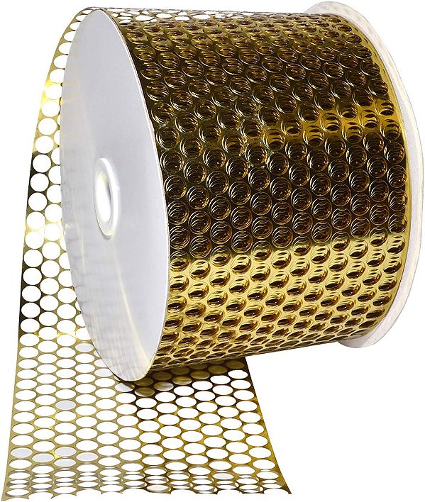 Fita de Poliéster Honeycomb Morex Ribbon Chicago, 3-1/4 polegadas por 55 jardas, Azul Royal