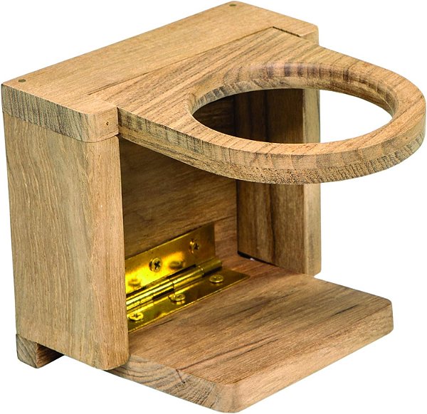 Porta-copos de teca dobrável Whitecap 62601