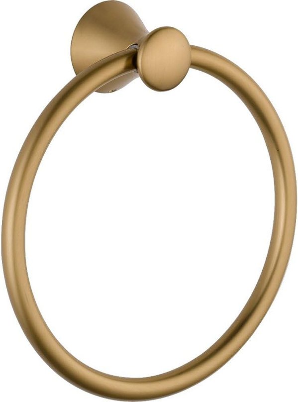 Aro de toalha montado na parede Lahara em bronze champanhe DELTA FAUCET 73846-CZ