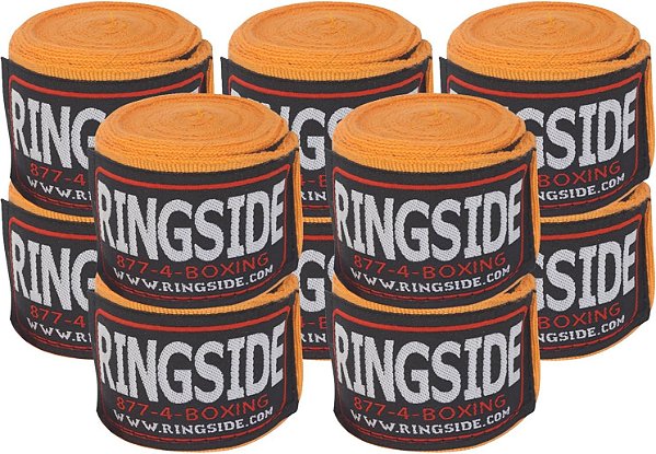 Faixas de mão para boxe estilo mexicano Ringside (pacote com 5 pares)