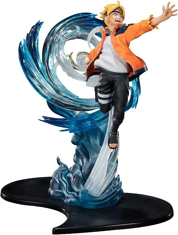 TAMASHII NATIONS - Boruto - Próxima Geração de Naruto - Boruto Uzumaki -Boruto- Estátua FiguartsZERO da Bandai Spirits KIZUNA Relation