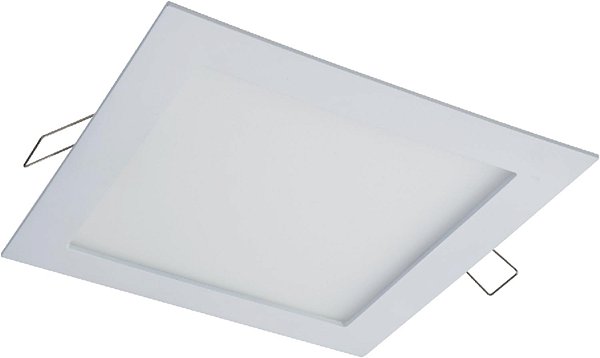 HALO SMD6S6940WHDM SMD 6 Luz embutida LED integrada Trim quadrado Downlight Montagem direta 90 CRI 4000K CCT, Branco