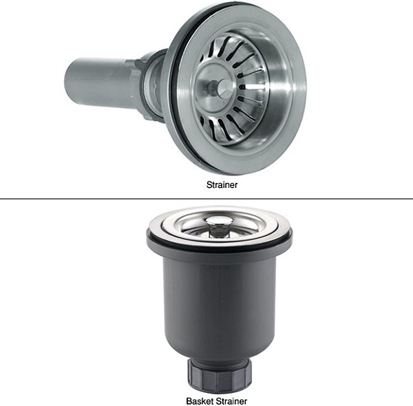 Cesto e Conjunto de Coador de Aço Inoxidável Kraus BST-1-ST-1
