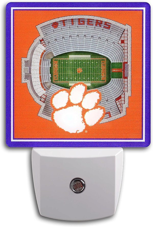 Luz Noturna StadiumView NCAA Clemson Tigers da YouTheFan
