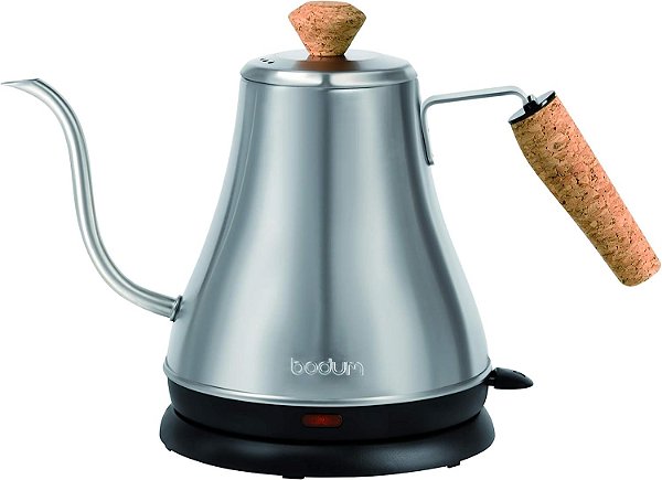 Chaleira Elétrica Bodum 11883-57US Melior Gooseneck, 27 Onças, Cromo Fosco