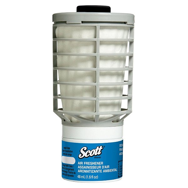 Recarga de Perfume de Ambiente Scott Essential (91072), Oceano, Liberação Automática/Contínua, 6 Refis/Caixa