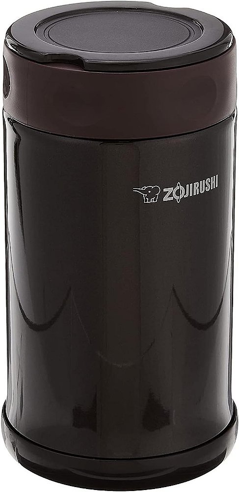 Pote de Comida de Aço Inoxidável Zojirushi, 25 Onças, Marrom Escuro