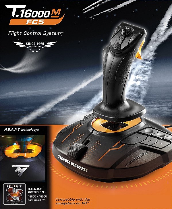 Thrustmaster T16000M FCS (PC) - Tradução: Joystick Thrustmaster T16000M FCS (PC)