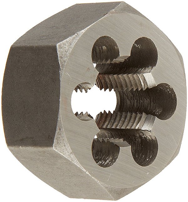 Machado América m36 X 2.5 Aço Carbono Hex Rethreading Die, Série DWT