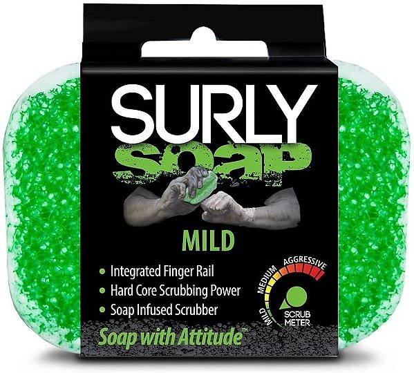 Sabonete em Barra SURLY Soap SS010 com Atitude, Suave, 6 Unidades, Verde
