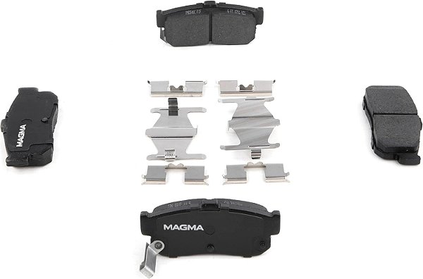 Pastilhas de freio cerâmicas traseiras MAGMA Premium PMD540C.