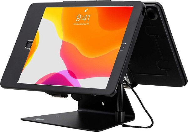 Suporte de Quiosque de Tablet Duplo - Suporte de Quiosque de Tablet de Segurança CTA Dual-Tablet com 2 Invólucros Separados para iPad 7ª/ 8ª/ 9ª Geração, iPad Air 3, iPad Pro