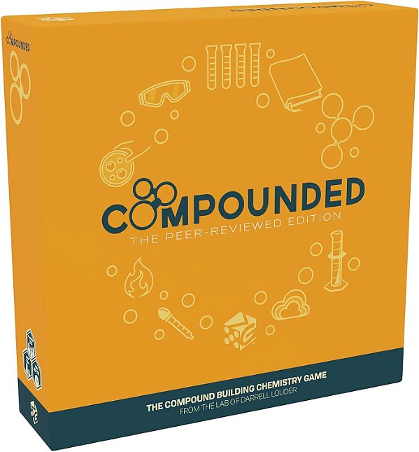 Maior que Jogos Compounded: A Edição Revisada por Pares - Maior que Jogos, O Jogo de Química de Construção de Compostos, Idade 14+, 2-5 Jogadores