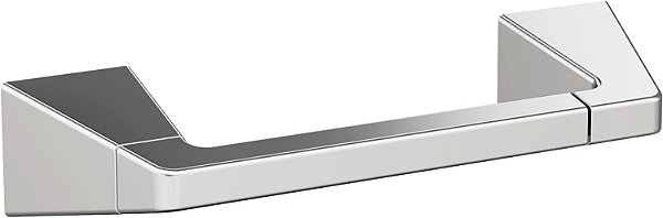 Amerock BH3600126 | Suporte Duplo Giratório para Papel Higiênico em Cromo | Comprimento de 9-5/16 pol. (237 mm) | Blackrock | Suporte para Papel Higiênico | Ferragem para Banheiro
