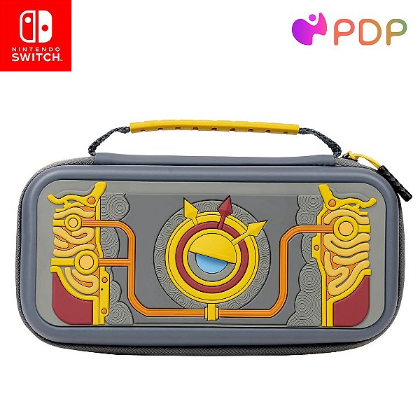 Estojo de viagem PDP Plus GLOW para Nintendo Switch/Switch Lite/Switch OLED: Lágrimas do Reino de Zelda Purah Pad 3D