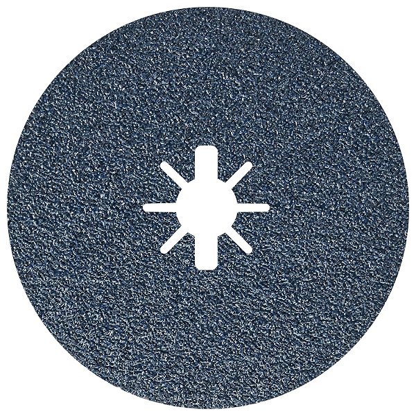 BOSCH FBX636 Pacote com 25 Discos de Fibra Abrasiva de Grão Grosso X-LOCK 6 pol. 36 Grit Compatível com Árvore de 7/8 pol. para Aplicações em Acabamento de Superf
