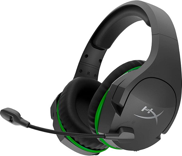 HyperX CloudX Stinger Core - Fone de ouvido sem fio para jogos, para Xbox Series X|S e Xbox One, espuma de memória e almofadas auriculares premium de couro sintético, cancelamento de ruído, preto.