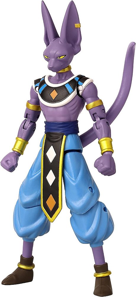 Dragon Ball Super - Dragon Stars - Beerus Versão 2, Figura de Ação de 6.5