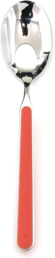 Colher de Frutas Fantasia Mepra AZB10C71104 - [Pacote com 24], Novo Coral, 17.5, Talheres de Aço Inoxidável Seguro para Lava-Louças.