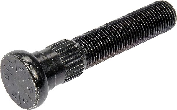 Parafuso da roda serrilhado dianteiro Dorman 610-563 - 0,658 pol. Knurl, 3 pol. Comprimento, peça original para 610-283 Compatível com modelos selecionados Chevrolet / GMC, 10 unidades