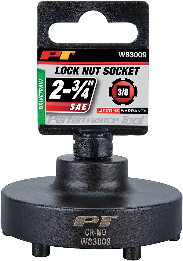 Ferramenta de desempenho W83009 Heavy Duty 6 Lug Dodge Axle Nut Socket para caminhões Dodge / Ram 1500-5500, anos 1506-2014.