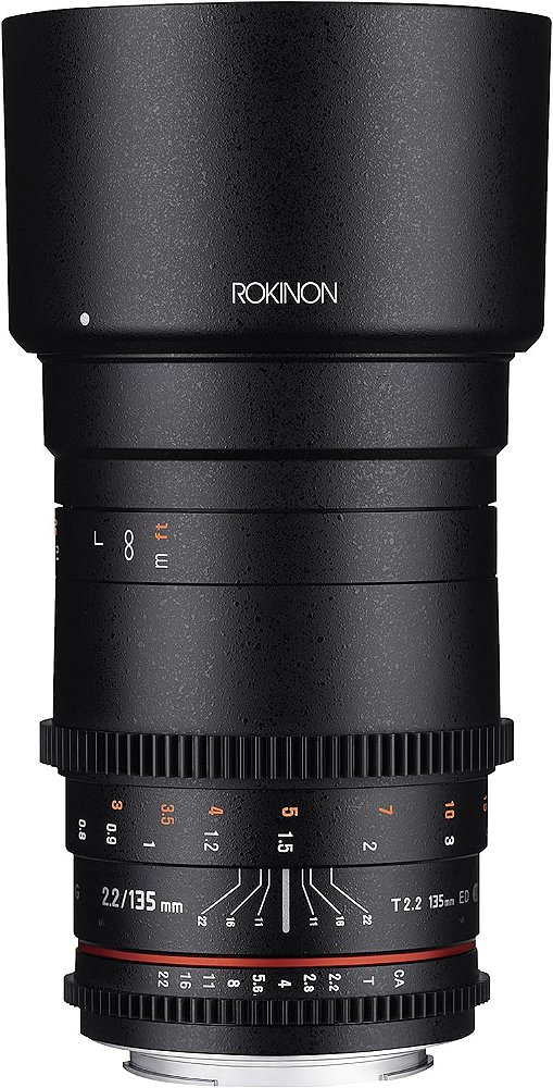 Lente Telefoto Rokinon Cine DS 135mm T2.2 ED UMC para Câmeras Nikon Digital SLR
