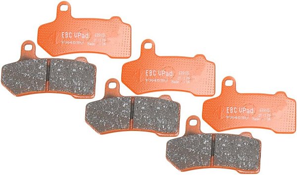EBC Freios EBPCK1016 Kit Completo de Troca de Pastilhas de Freio Semi-Sinterizadas V-Pads