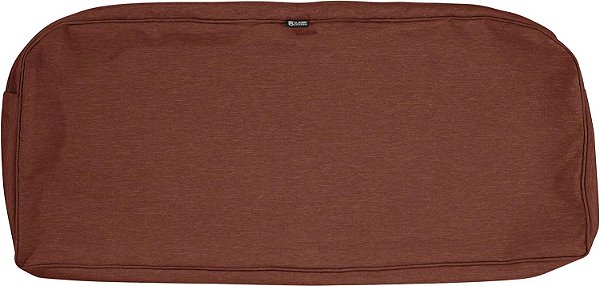 Capa de Almofada de Banco/Settee ao Ar Livre à Prova d'Água Montlake FadeSafe 41 x 18 x 3 Polegadas, Capa de Almofada de Balanço para Móveis de Pátio, Vermelho