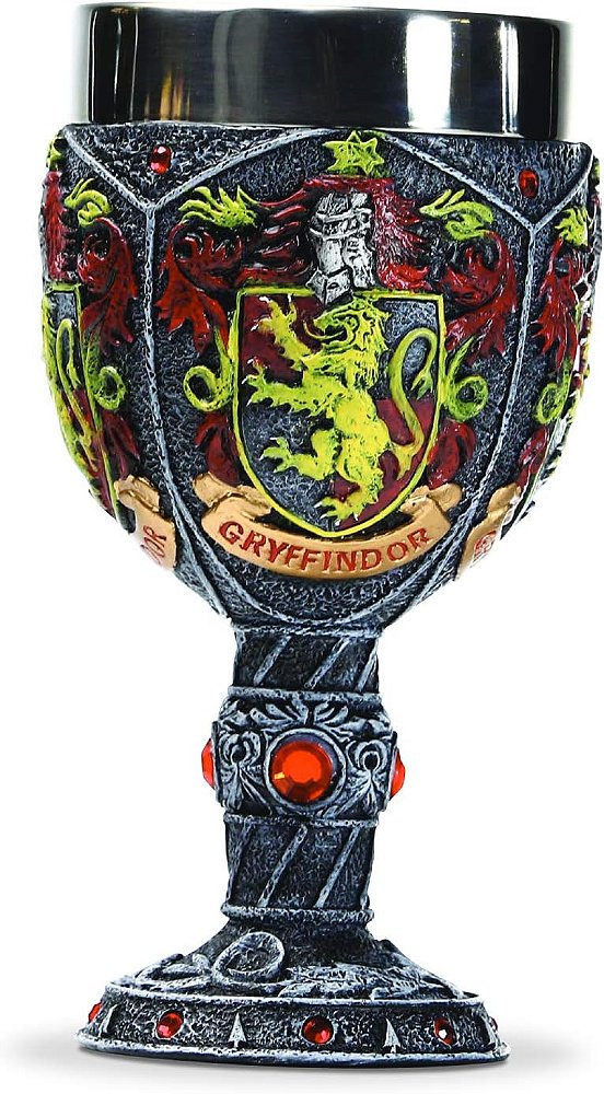 Enesco Wizarding World of Harry Potter Cálice Decorativo da Casa Grifinória, 1 Unidade (Pacote com 1), Multicolorido