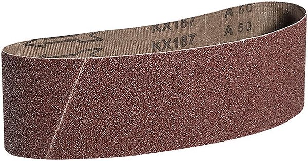 Mercer Industries 110050-4 x 24 Cintas de lixamento de óxido de alumínio, 50 granulação (10 pacotes)