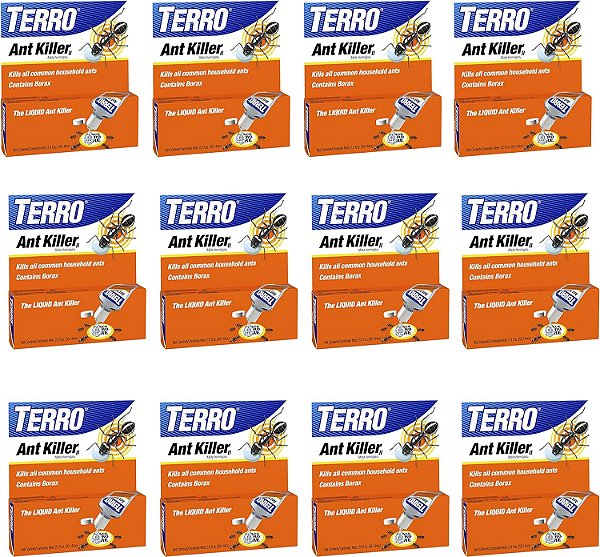 Isca líquida para formigas Terro 2 oz Pacote com 12 T200-12