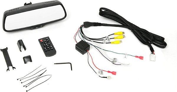 Espelho retrovisor Brandmotion FLTW-7692 com tela LCD de 7.3