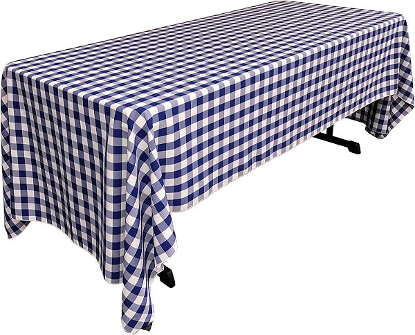 Toalha de Mesa Xadrez da LA Linen - Toalha para Festas, Piqueniques e Mais - Toalha de Mesa para Fazenda - Toalha de Mesa de Primavera - Toalha de Mesa de Piquenique - Toal