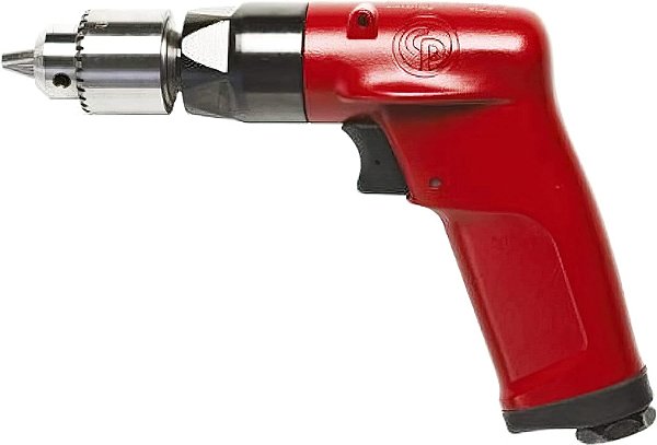 Furadeira Pneumática CP1014P45 da Chicago Pneumatic, Ferramenta Elétrica, Melhoria para Casa, 1/4 Polegadas (6 mm), Mandril de Chave, Empunhadura em Pistola, 0,
